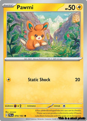 074/193 Pawmi Common Reverse Holofoil