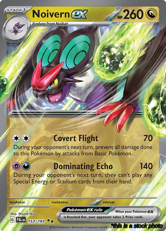 Double Rare Noivern ex [153/193 Lightly Played ]