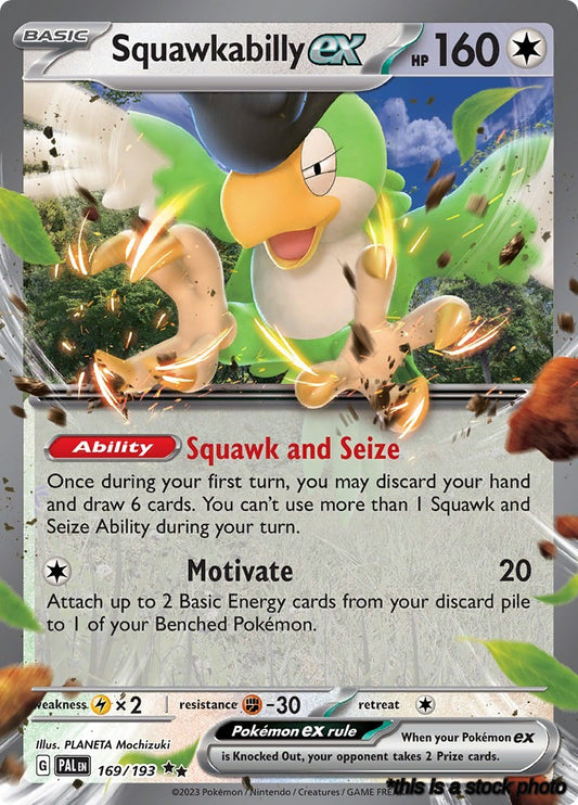 Holofoil Squawkabilly ex [169/193 Near Mint ]