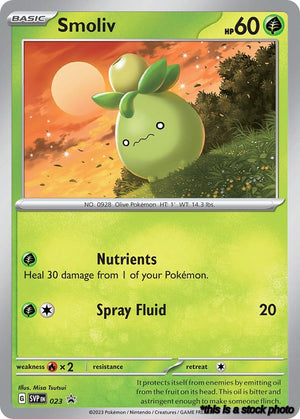 023 Smoliv Promo Holofoil