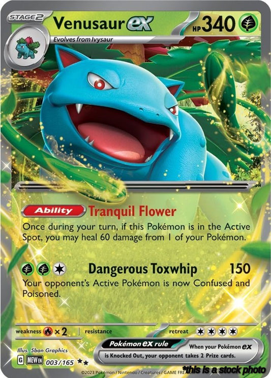 Venusaur ex - 003/165