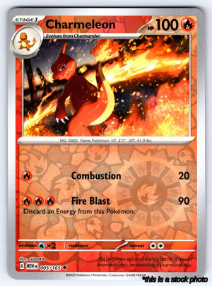 005/165 Charmeleon Uncommon Reverse Holofoil