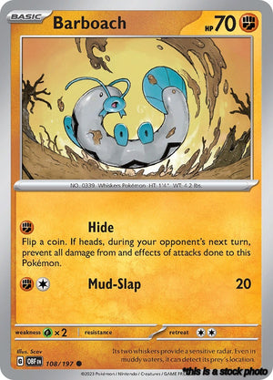 Reverse Holofoil Barboach [108/197 Near Mint ]