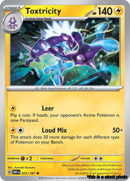 072/197 Toxtricity Rare Holofoil