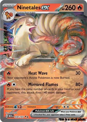 038/165 Ninetales ex Double Rare Holofoil