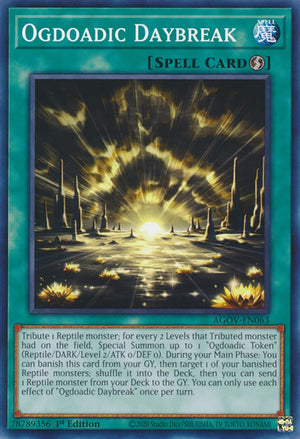 1st Edition Ogdoadic Daybreak [AGOV-EN063 Near Mint] Common / Short Print