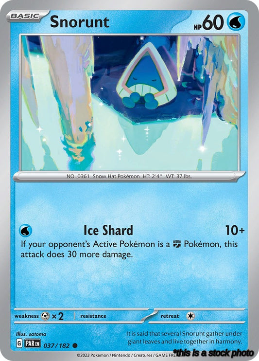 Common Snorunt - 037/182 [037/182 Near Mint ]