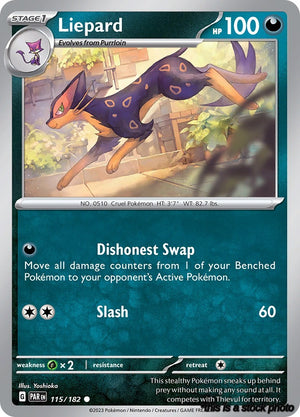 115/182 Liepard Common Normal