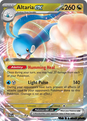 140/182 Altaria ex Double Rare Holofoil