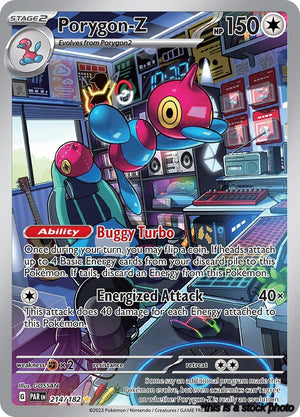 214/182 Porygon-Z Illustration Rare Holofoil