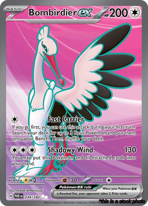 Holofoil Bombirdier ex - 234/182 [234/182 Near Mint ]