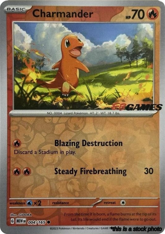 Charmander - 004/165 (EBGames Exclusive)