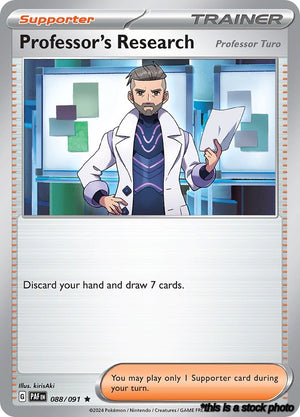 088/091 Professor's Research [Professor Turo] Rare Holofoil