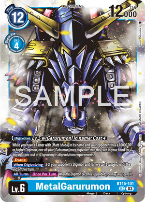 MetalGarurumon [BT-15 - BT15-101 SEC]