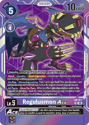 Regulusmon ACE (English Exclusive) [BT-15 - LM-017 SR]