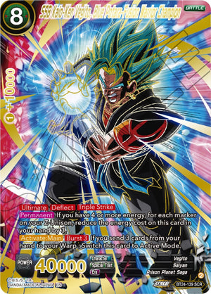 BT24-139 SSB Kaio-Ken Vegito, Blue Potara-Fusion Warrior Champion