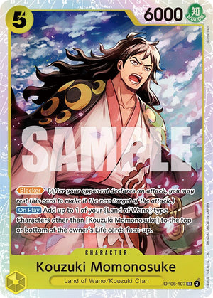 OP06-107 Kouzuki Momonosuke Super Rare