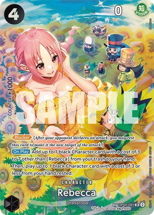 OP05-091 Rebecca (SP) Super Rare