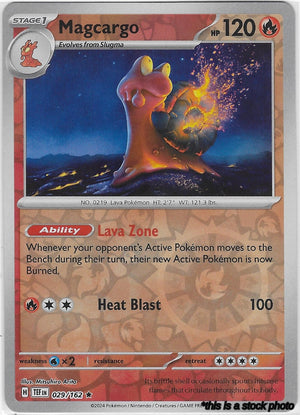 029/162 Magcargo Rare Reverse Holofoil