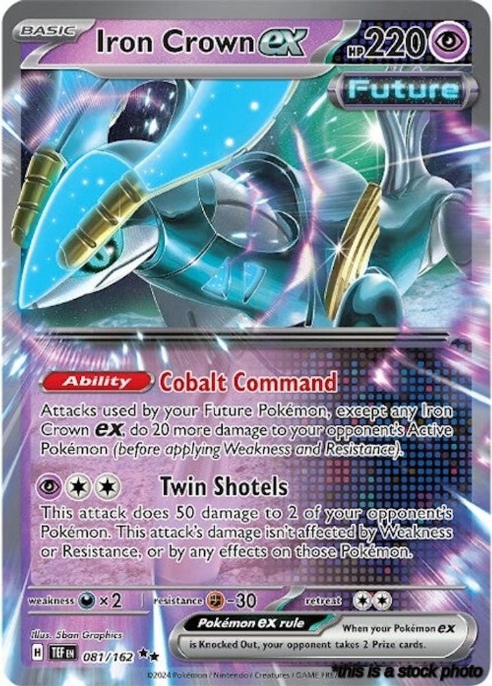 Double Rare Iron Crown ex - 081/162 [081/162 Near Mint ]