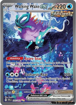 205/162 Walking Wake ex Special Illustration Rare Holofoil