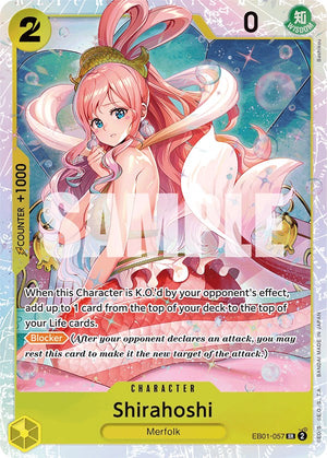 EB01-057 Shirahoshi Super Rare