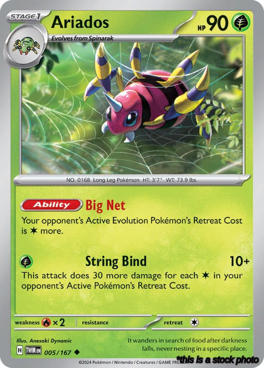 Uncommon Ariados [005/167 Near Mint ]