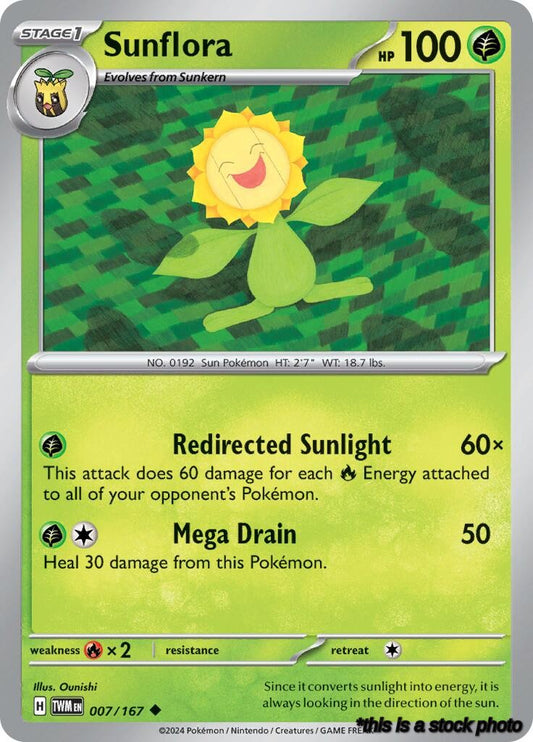 Uncommon Sunflora - 007/167 [007/167 Near Mint ]
