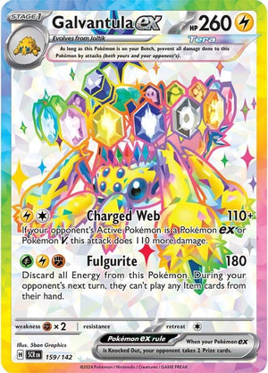 Ultra Rare Galvantula ex - 159/142 [159/142 Near Mint ]