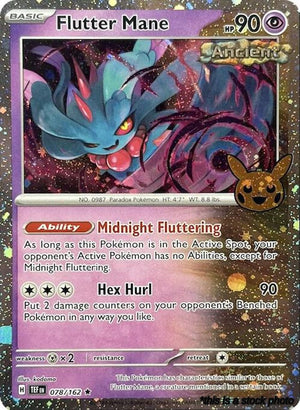 078/162 Flutter Mane (Cosmos Holo) Holo Rare Holofoil