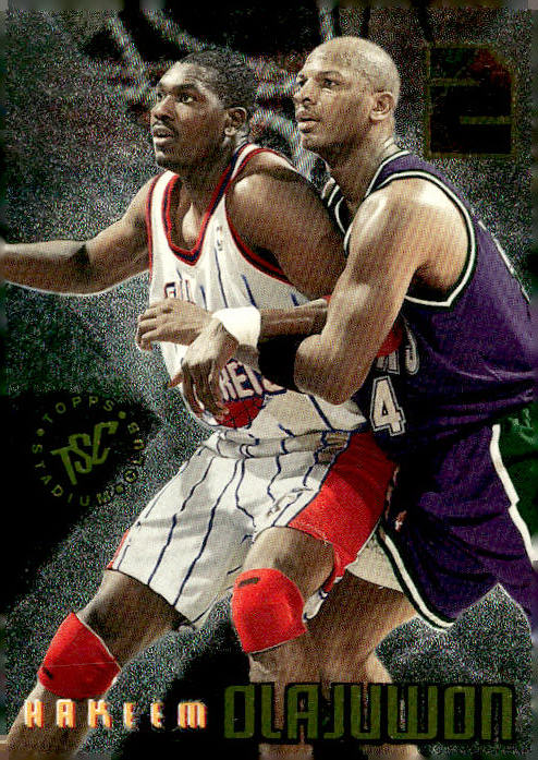 1995-96 Stadium Club #X1 Hakeem Olajuwon X-2 Members Only