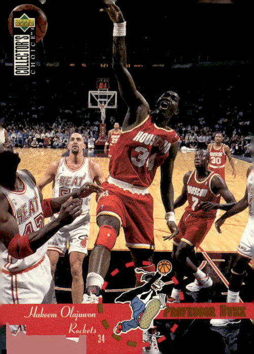 1995-96 Collector's Choice French I #196 Hakeem Olajuwon
