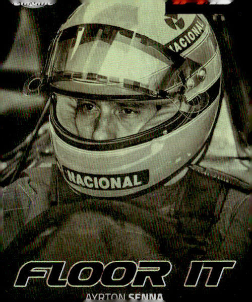 2025 Topps Chrome Formula 1 #FI-10 Ayrton Senna Floor It