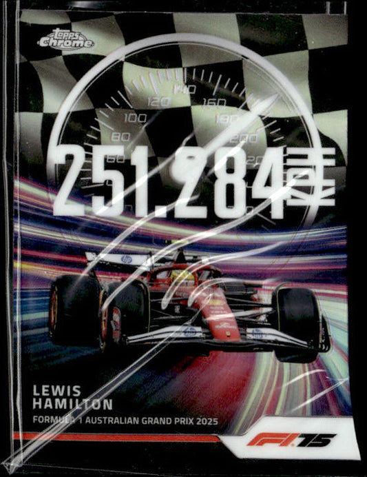 2025 Topps Chrome Formula 1 #TS-2 Lewis Hamilton Top Speed