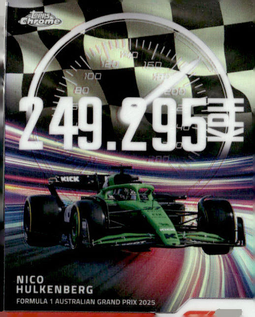 2025 Topps Chrome Formula 1 #TS-10 Nico Hulkenberg Top Speed
