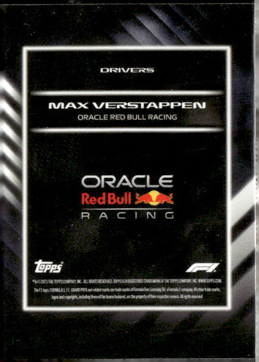 2025 Topps Lights Out #NNO Max Verstappen