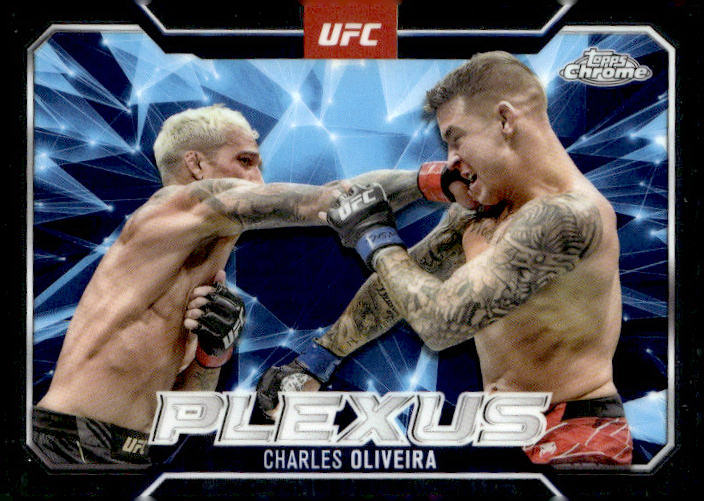2025 Topps Chrome UFC #PLX-3 Charles Oliveira Plexus
