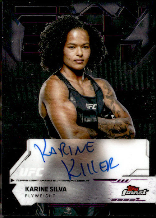 2025 Topps Finest UFC #FA-KS Karine Silva Finest Autographs