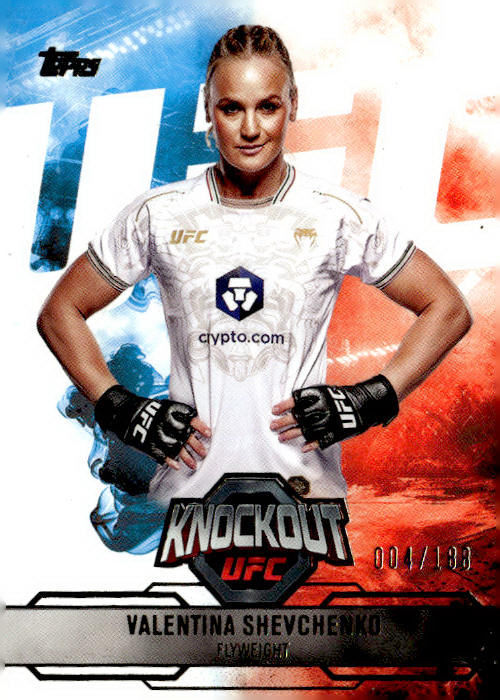 2025 Topps Knockout UFC #51 Valentina Shevchenko
