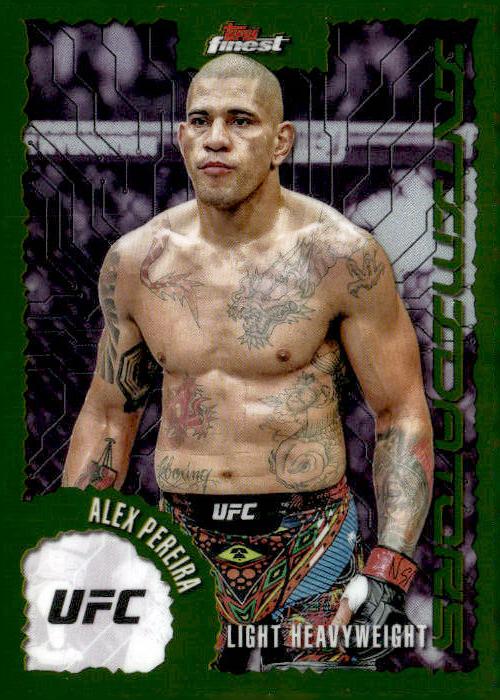 2025 Topps Finest UFC #IT-26 Alex Pereira Intimidators