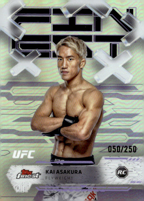 2025 Topps Finest UFC #75 Kai Asakura /250