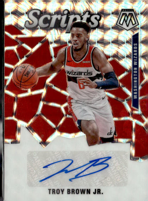 2019-20 Panini Mosaic #SC-TBJ Troy Brown Jr. Scripts