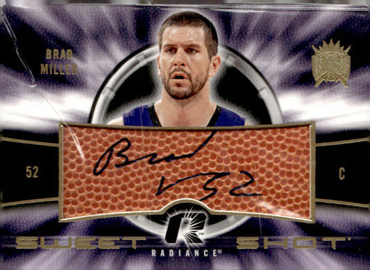 2004-05 Upper Deck Sweet Shot #SS-BM Brad Miller Signature Shots