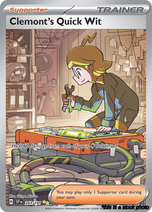 243/191 Clemont's Quick Wit Special Illustration Rare Holofoil