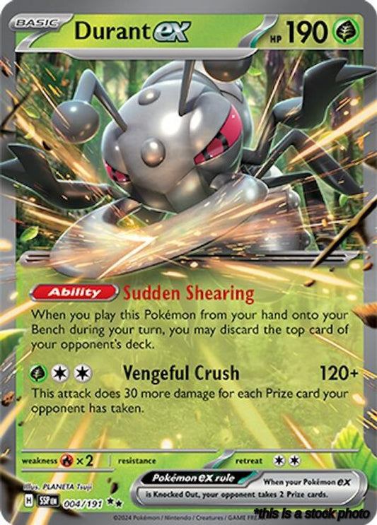 Double Rare Durant ex - 004/191 [004/191 Near Mint ]