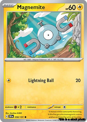 058/191 Magnemite Common Reverse Holofoil