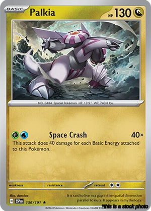 136/191 Palkia Rare Holofoil
