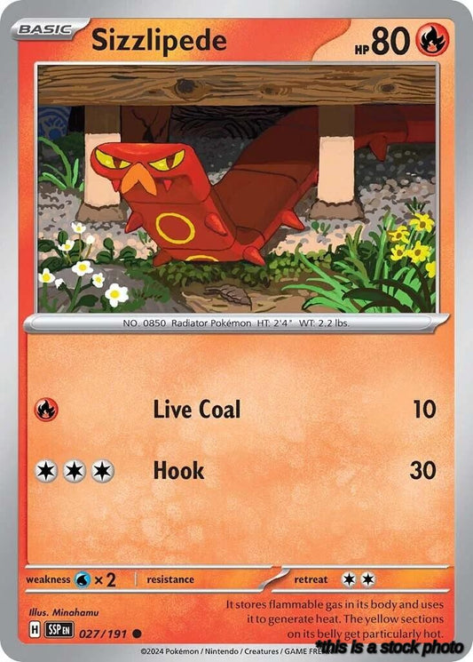 Common Sizzlipede [027/191 Near Mint ]