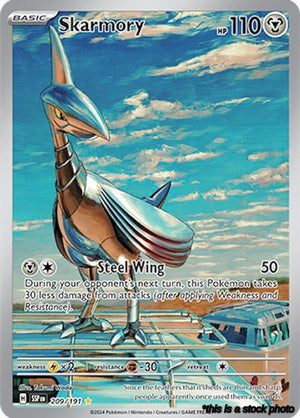 209/191 Skarmory Illustration Rare Holofoil