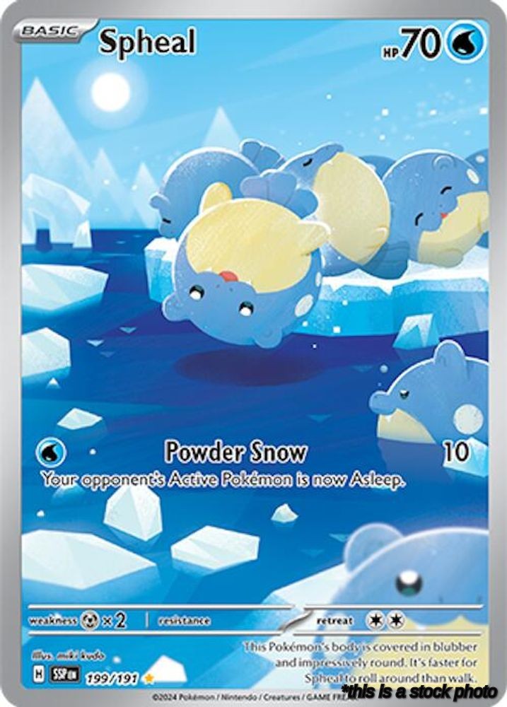 199/191 Spheal Illustration Rare Holofoil